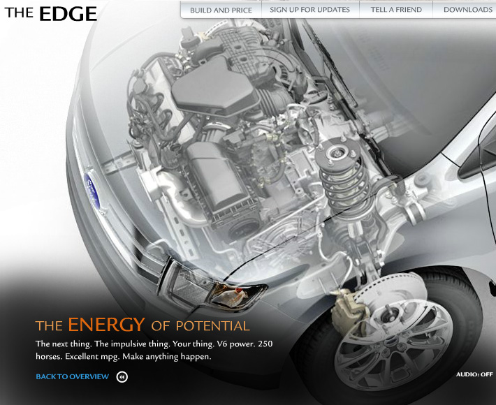 2007 Ford Edge Microsite
