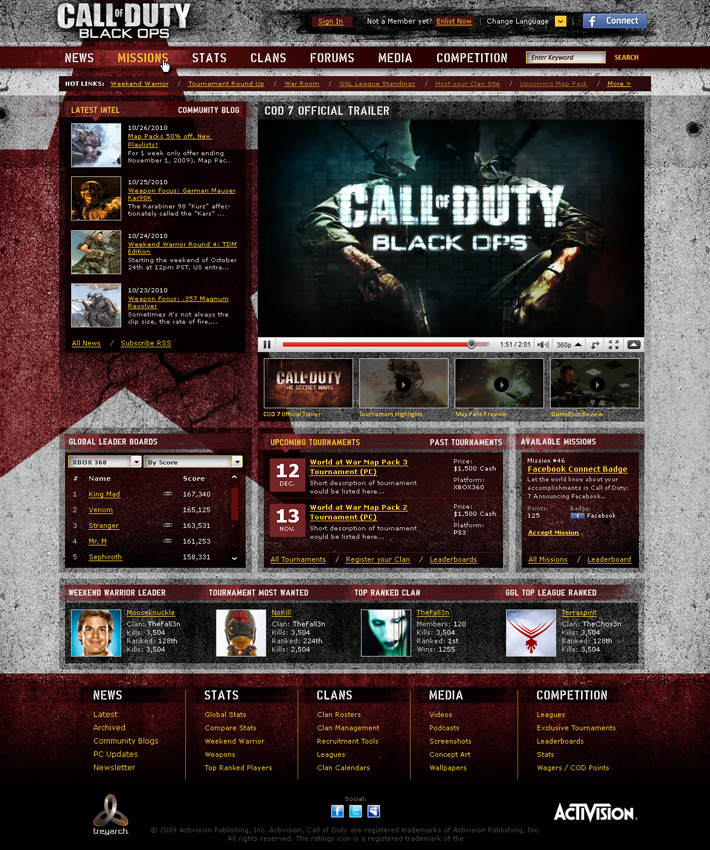 Activision - Call of Duty Concept