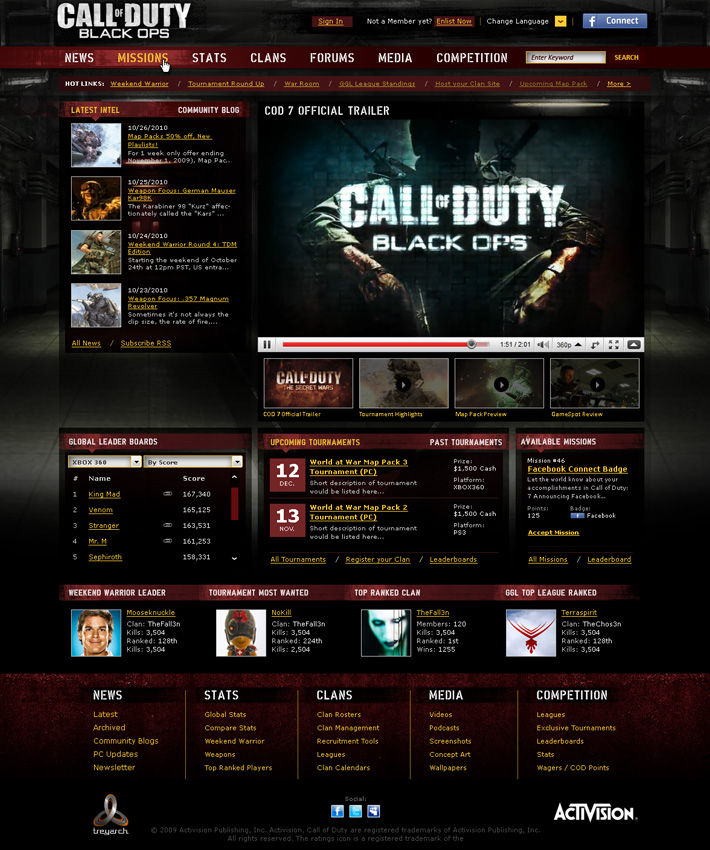 Activision - Call of Duty Concept