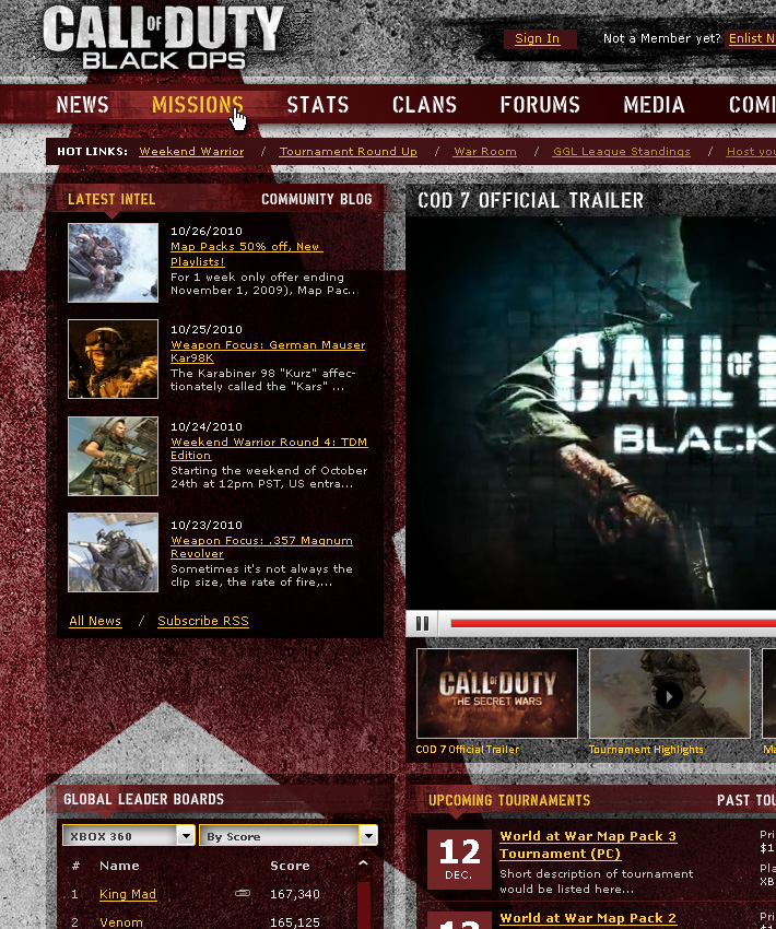 Activision - Call of Duty Concept