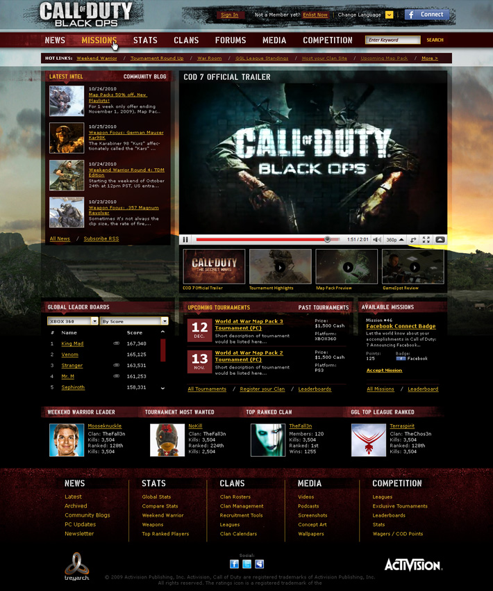 Activision - Call of Duty Concept