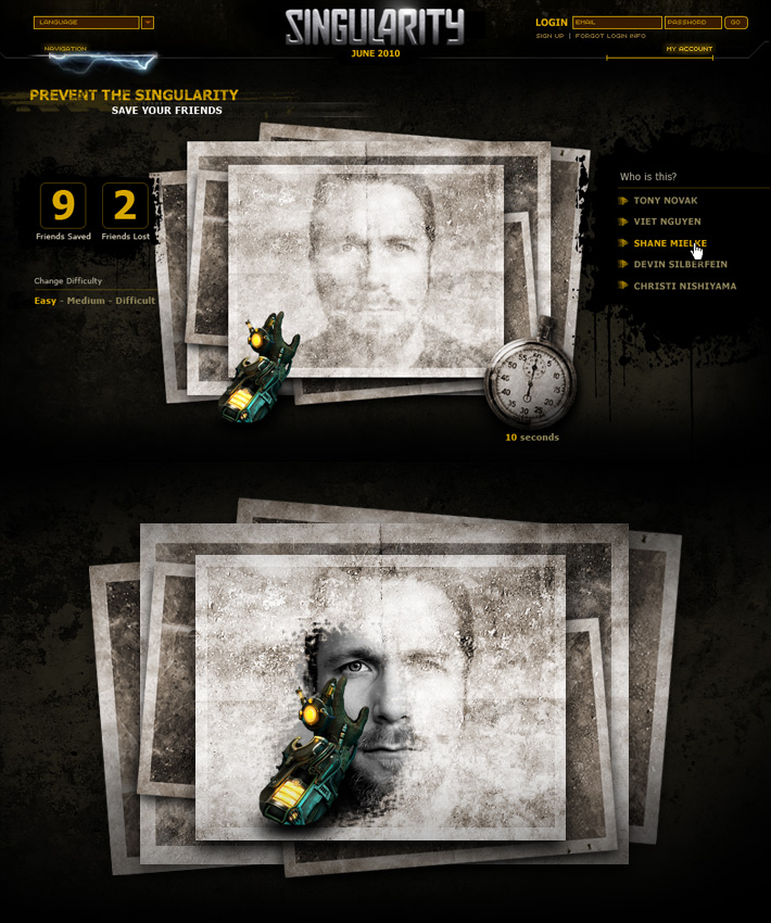 Activision - Singularity Facebook