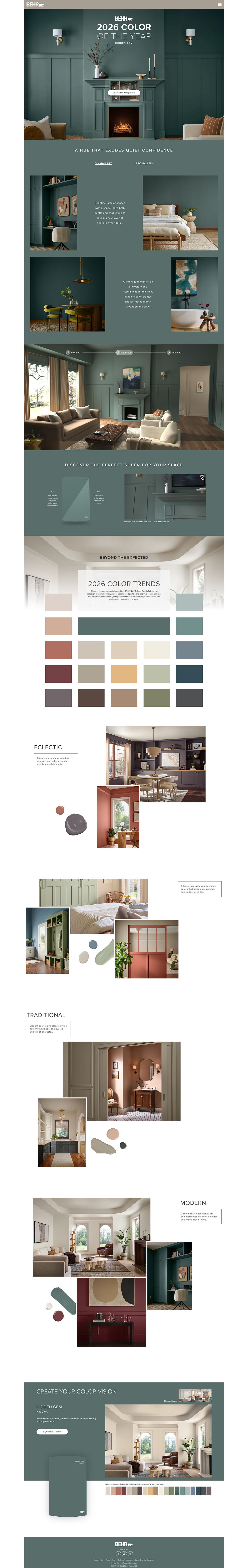 Behr 2026 Color of the Year