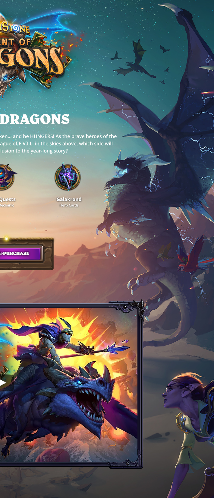Blizzard - Hearthstone - Descent of Dragons