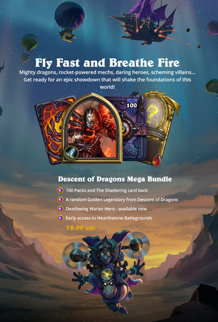 Blizzard - Hearthstone - Descent of Dragons