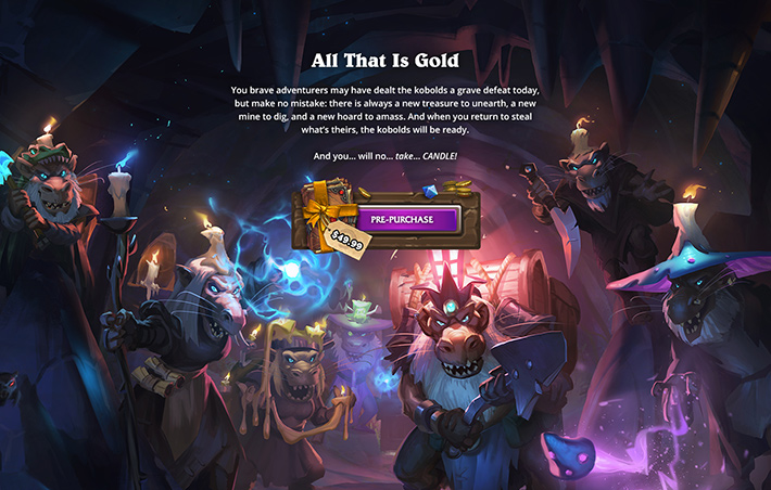 Blizzard - Hearthstone - Kobolds & Catacombs