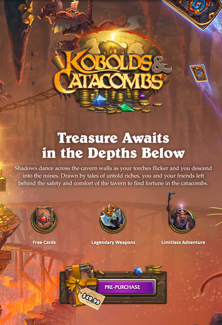 Blizzard - Hearthstone - Kobolds & Catacombs