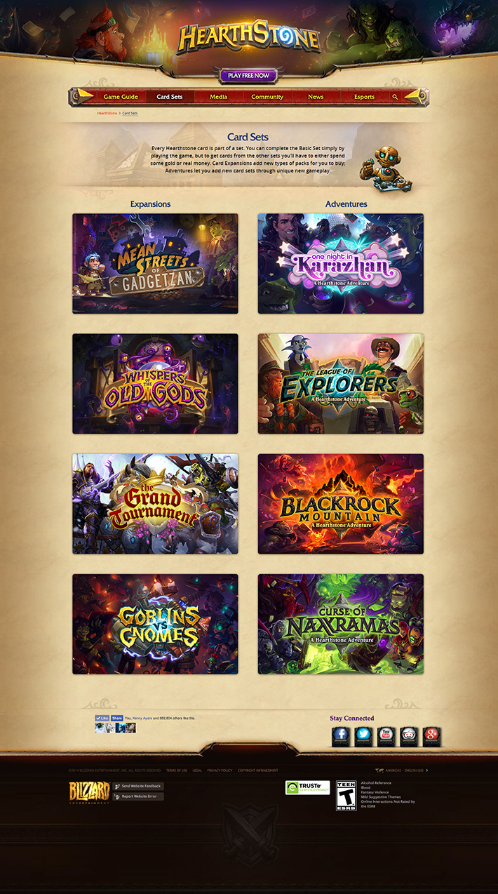 Blizzard - Hearthstone - Mean Streets of Gadgetzan