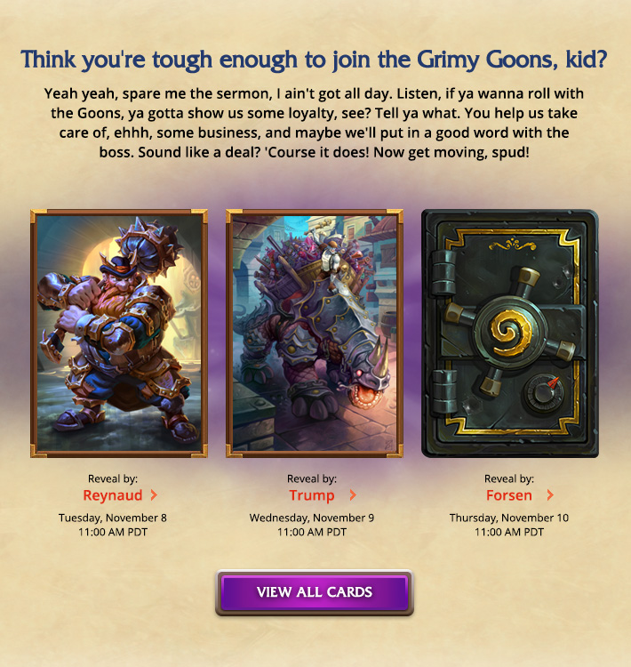 Blizzard - Hearthstone - Mean Streets of Gadgetzan