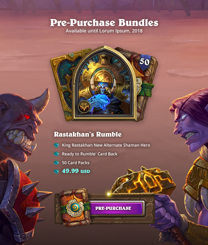 Blizzard - Hearthstone - Rastakhan's Rumble