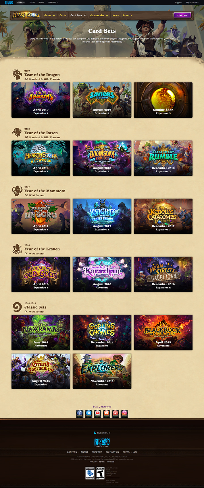 Blizzard - Hearthstone - Saviors of Uldum