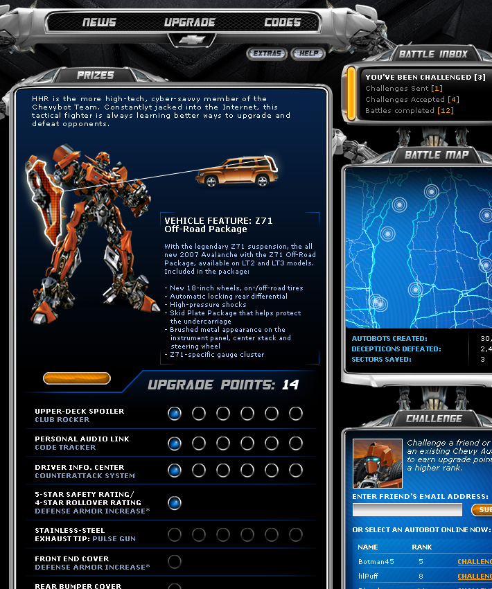 Transformers - Chevy Autobot
