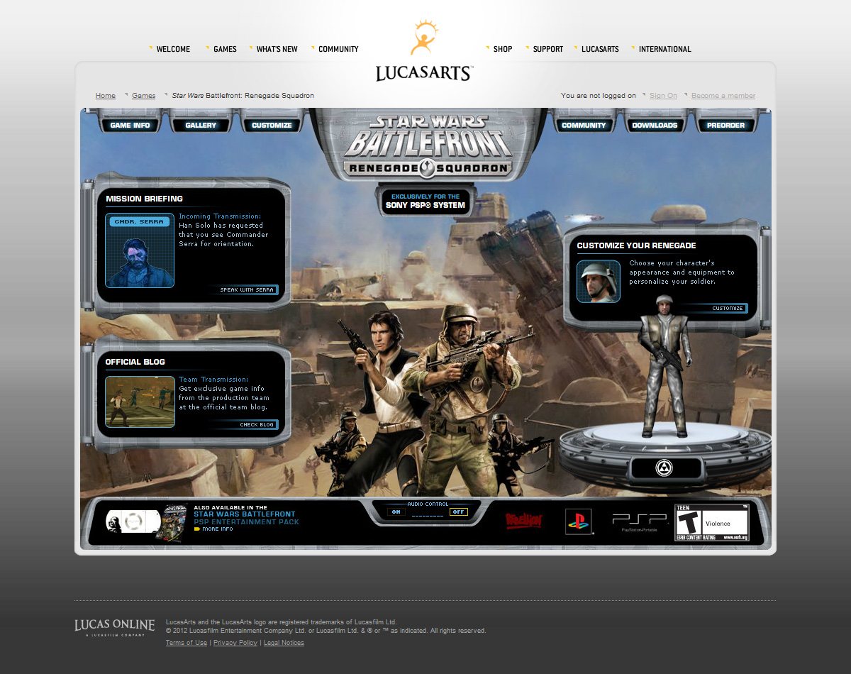 Lucas Arts - Star Wars Battlefront: Renegade Squadron