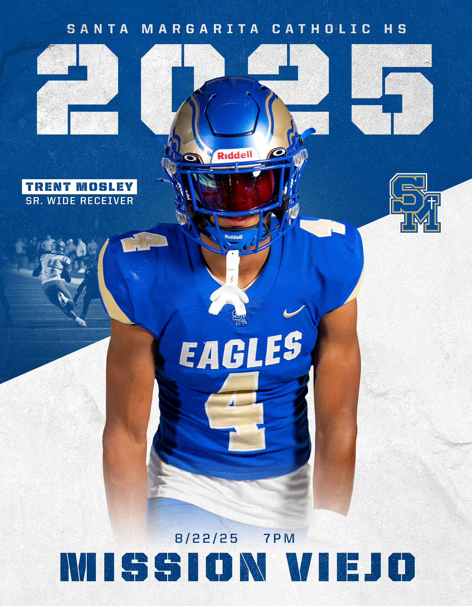 Santa Margarita Catholic Football game day program covers