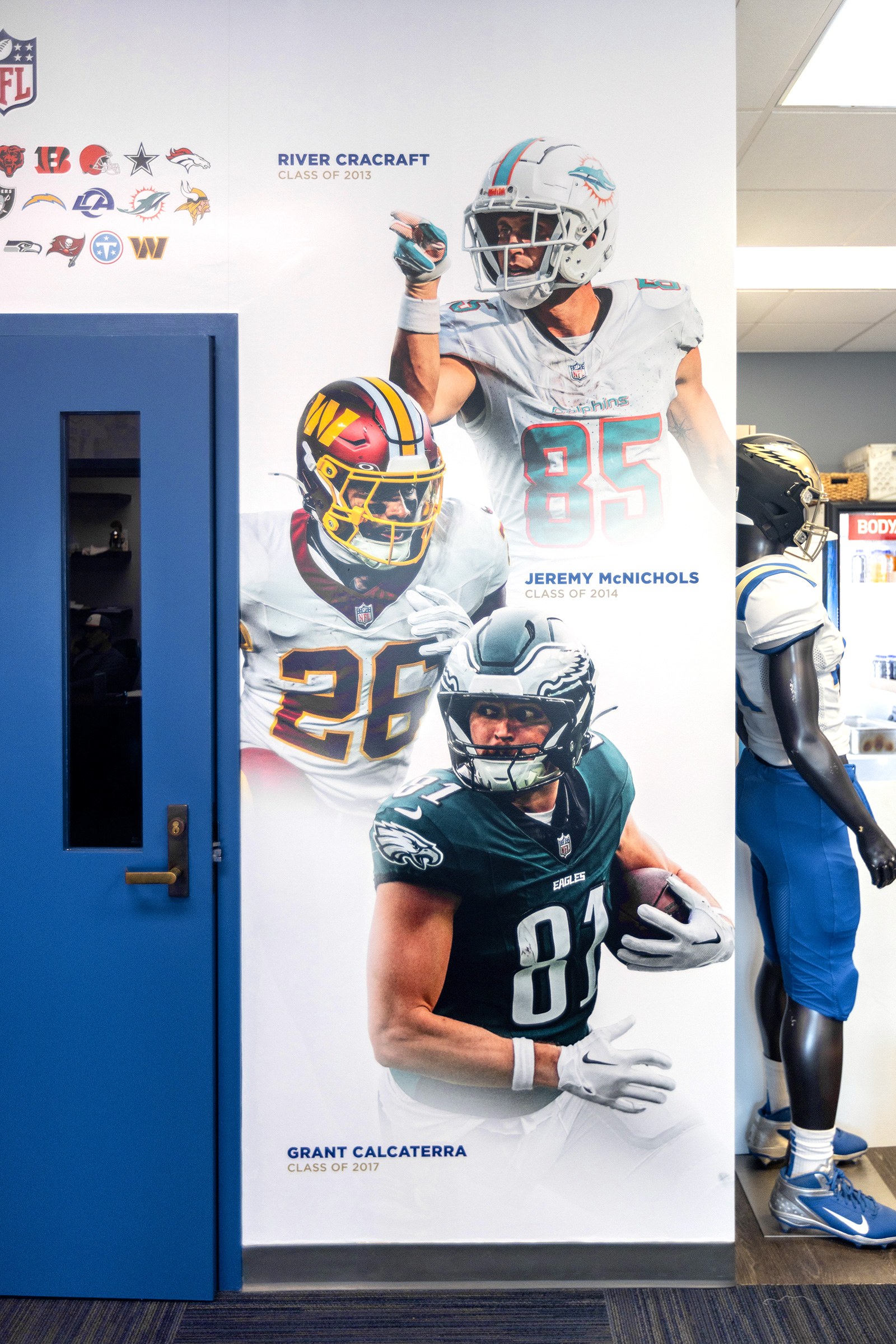 Football Office artwork for Santa Margarita Catholic High School