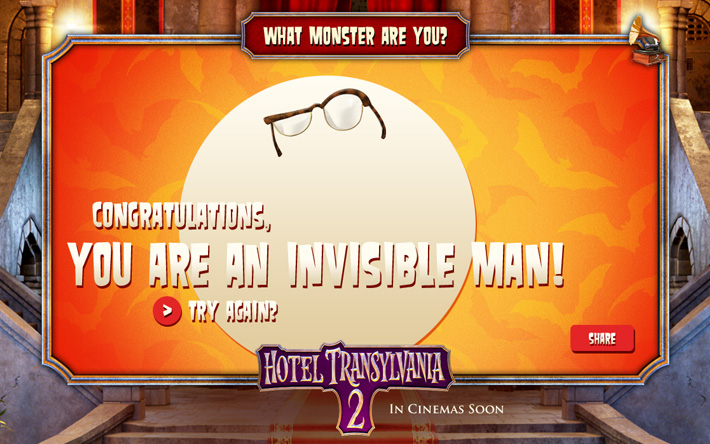 Hotel Transylvania 2: What Monster Are You?