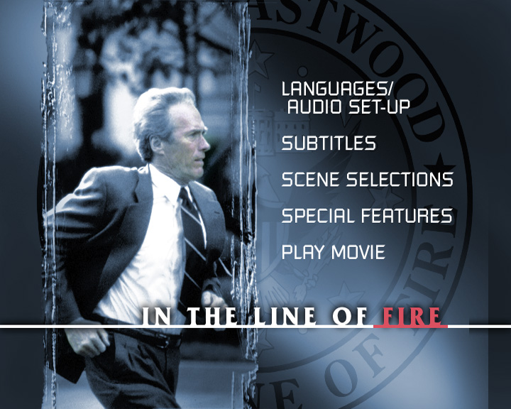 Sony - In The Line of Fire - DVD Interface