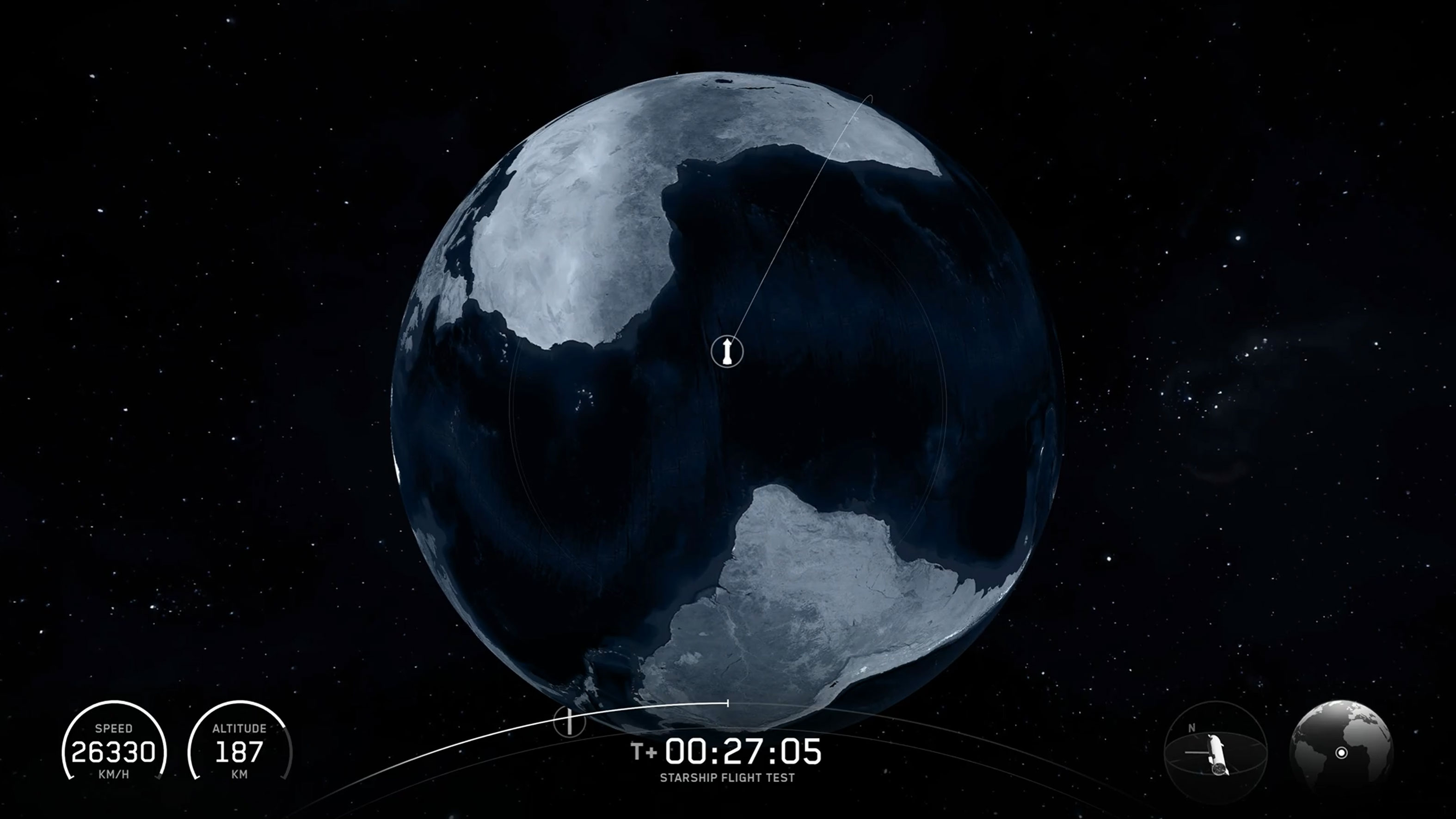 SpaceX Webcast V2 Integrated Graphics Package