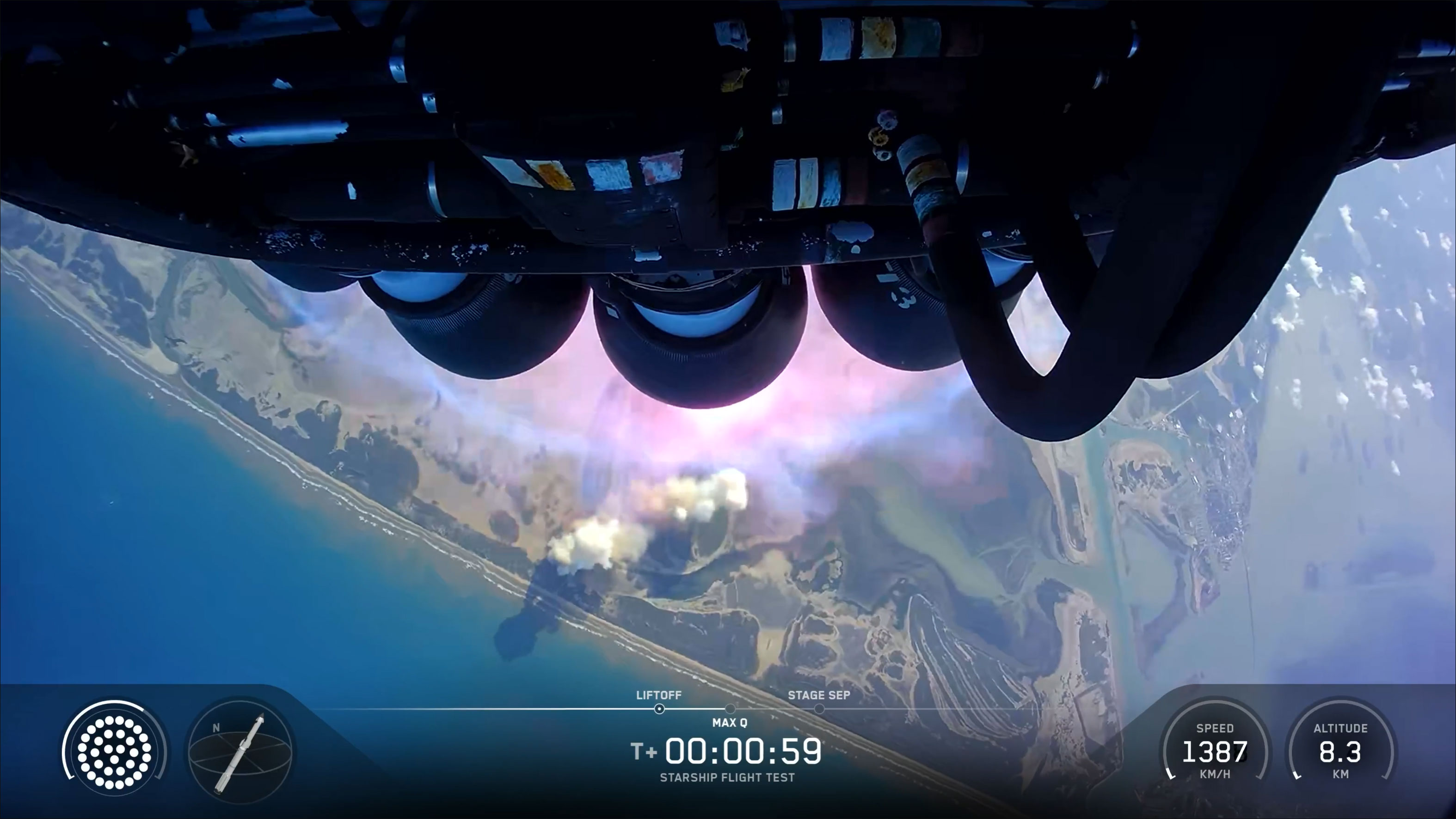 SpaceX Webcast V2 Integrated Graphics Package