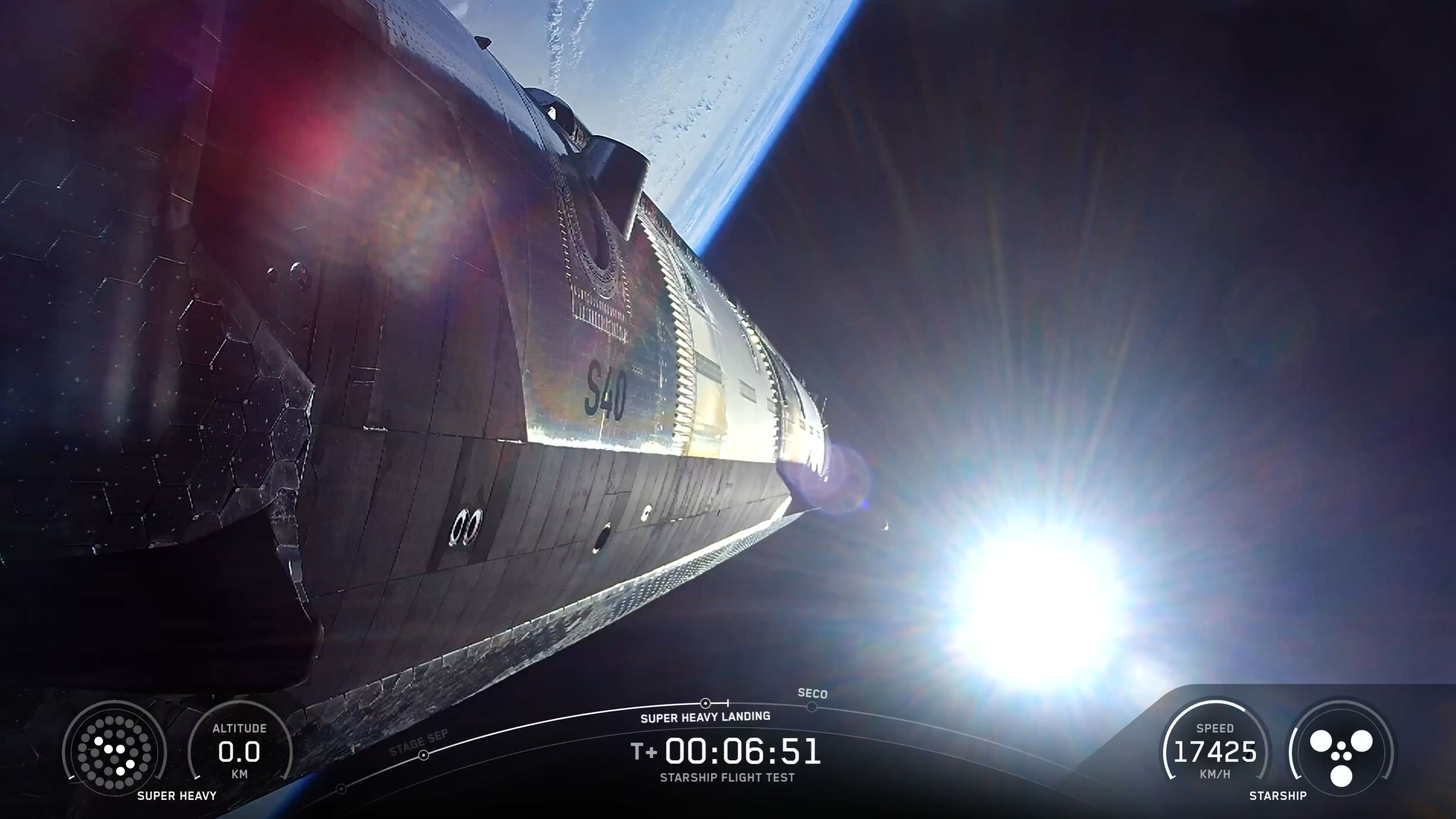 SpaceX Webcast V2 Integrated Graphics Package