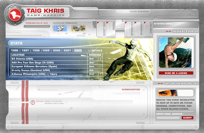 Taig Khris Website