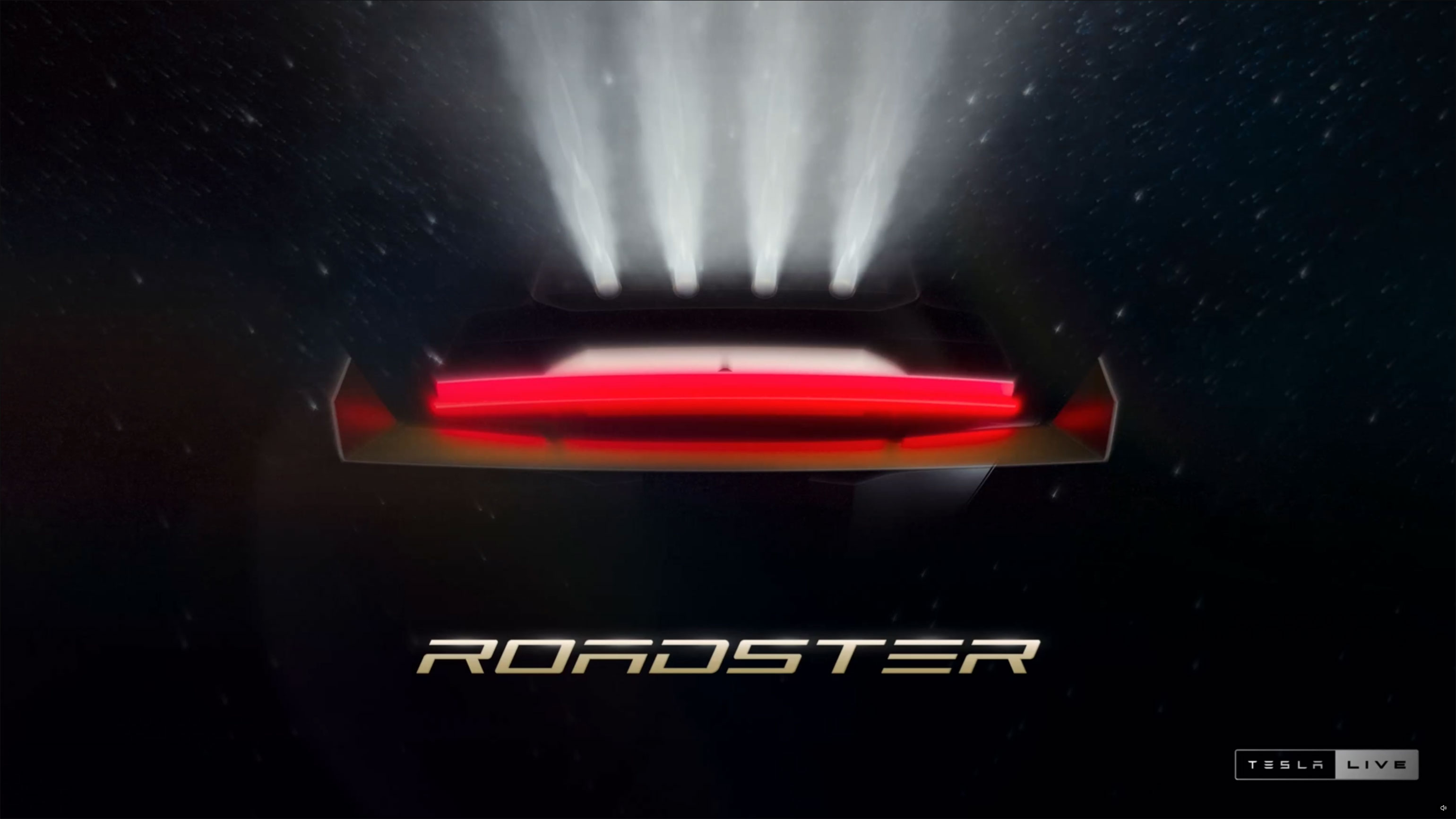 Tesla Roadster Reveal UI