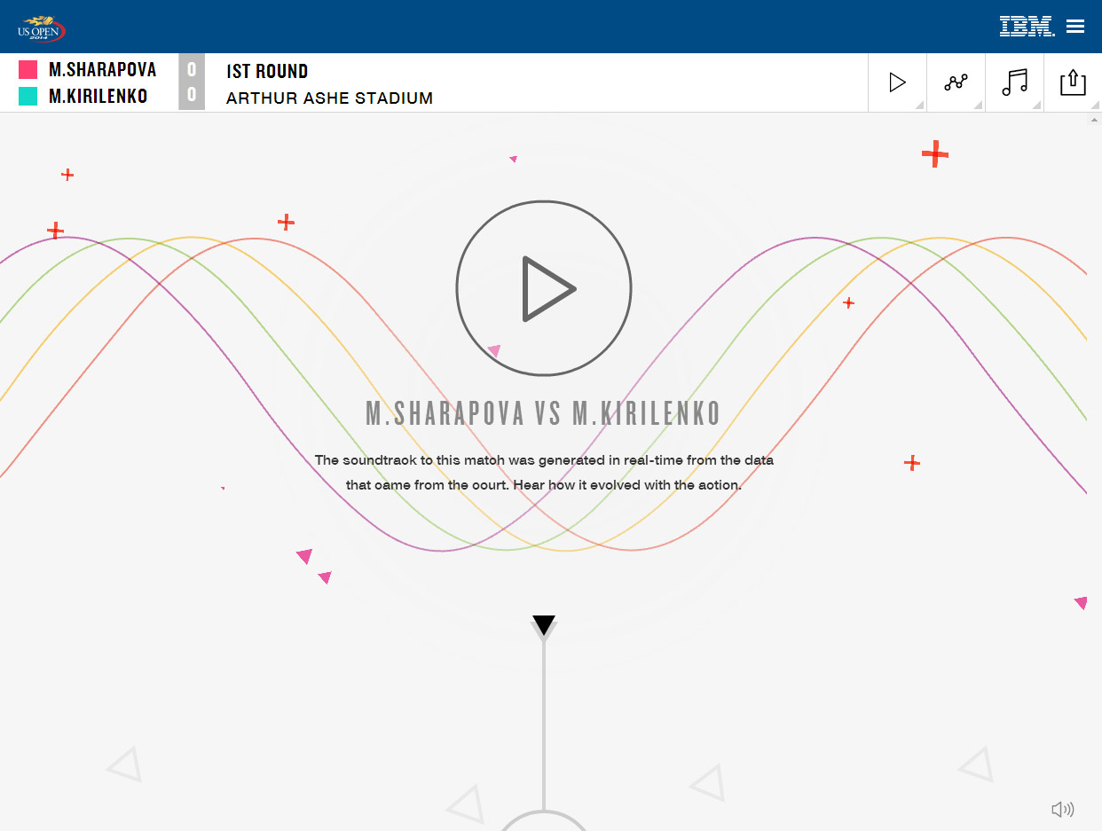 The US Open Sessions: Music Made With Tennis Data