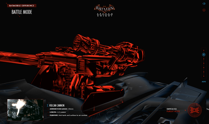 Batman: Arkham Knight Batmobile Experience