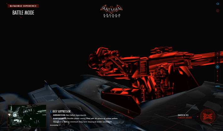 Batman: Arkham Knight Batmobile Experience