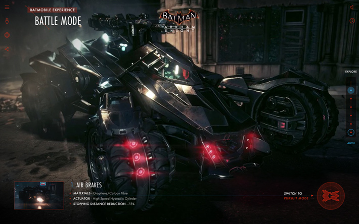 Batman: Arkham Knight Batmobile Experience