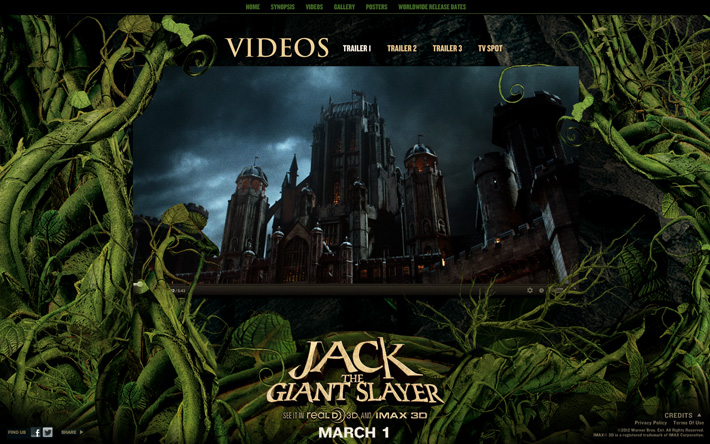 Jack the Giant Slayer Site