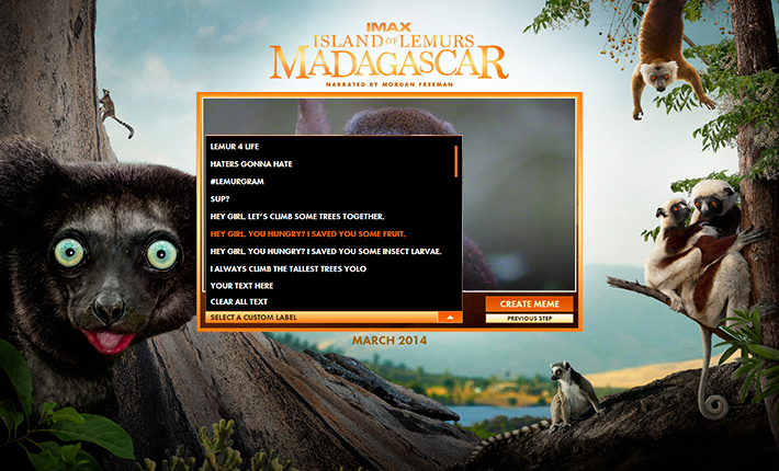 Island of Lemurs: Madagascar Meme Generator