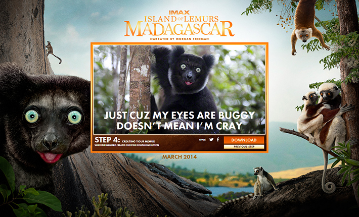 Island of Lemurs: Madagascar Meme Generator