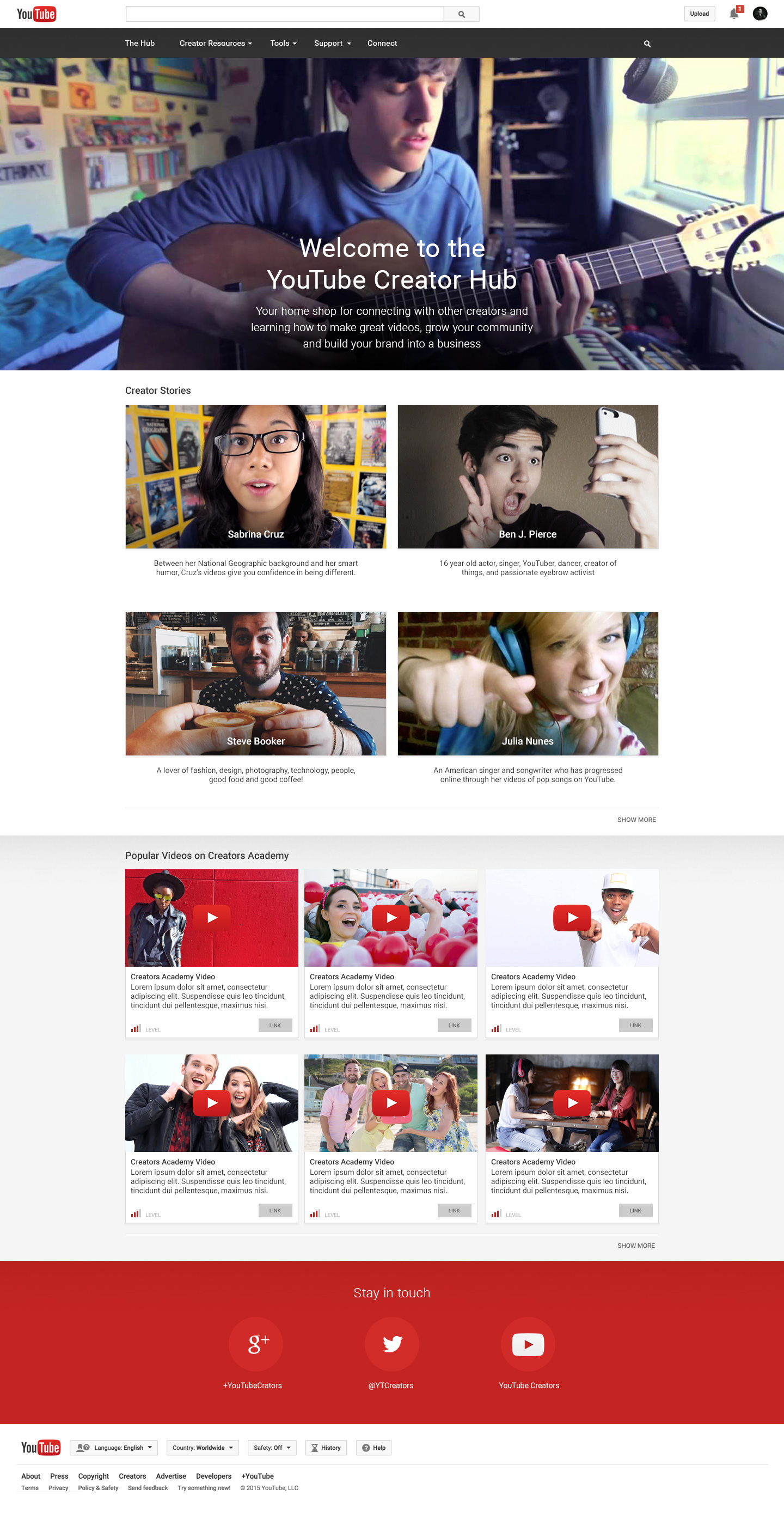 YouTube Creators Hub